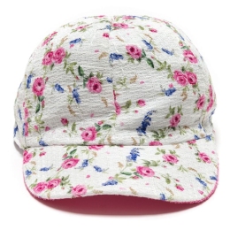 Girls Rose Print Hat