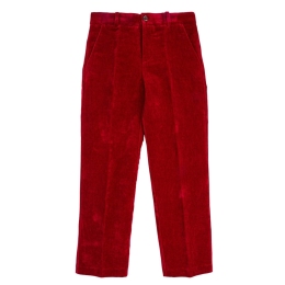 Boys Velvet Trousers With Gucci Patch