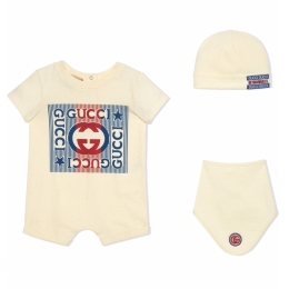 Baby's Gift Set with Gucci & Stars Logo