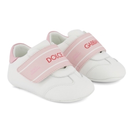 Baby Girls Logo Touch- Strap Sneakers