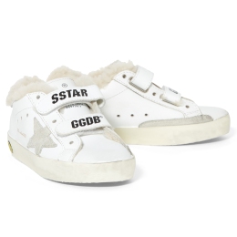 Baby Girls Old School Sneakers With Shearling Lining