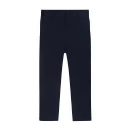 Boys Slim Fit Trousers With Logo Elastic Band