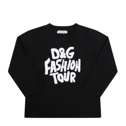 Baby Girls Long Sleeve T-Shirt With DG Fashion Tour Print