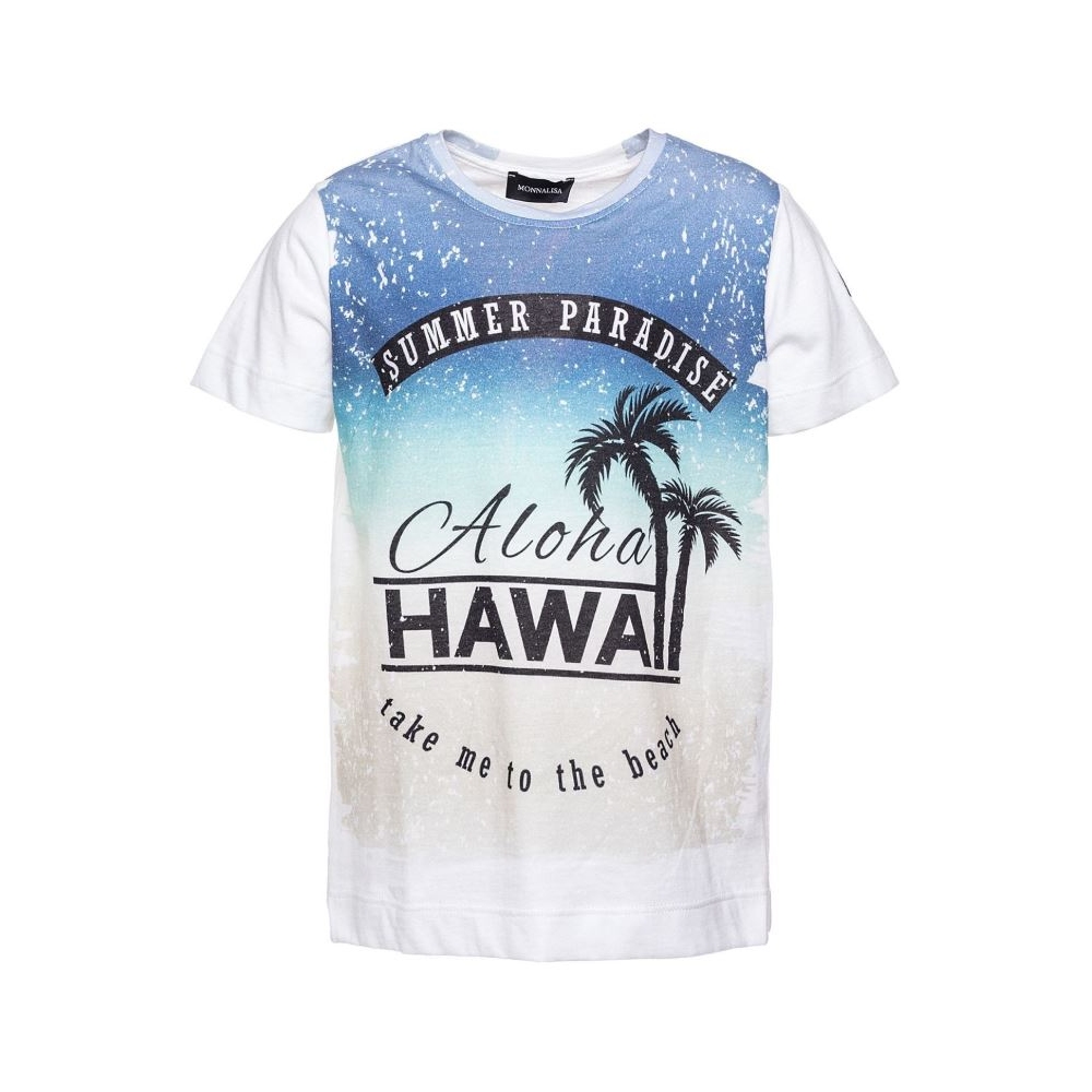 Image by Shutterstock Hawaii Summer Paradise Logo Tee Men's