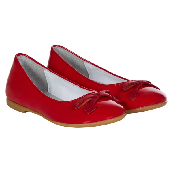 Girls Red Pumps with Bow PINCO PALLINO 