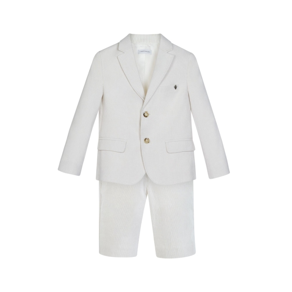 Boys Striped Cotton Suit with Shorts PINCO PALLINO 