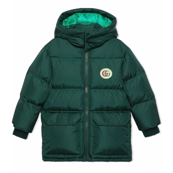Children's Nylon Padded Coat With GG Gucci 