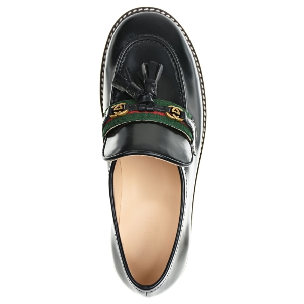 Childrens Loafer With Web Gucci 