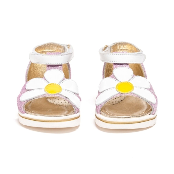 Baby Girls Glitter Daisy Flower Sandals Monnalisa 