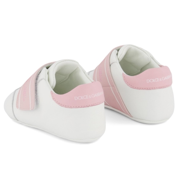Baby Girls Logo Touch- Strap Sneakers DOLCE&GABBANA 