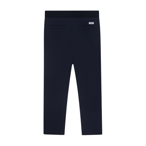 Boys Slim Fit Trousers With Logo Elastic Band BOSS 